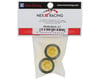 NEXX Racing Mini-Z RWD "JUD" EVO Rear Threaded Side-Wall Carbon Fiber Rims (3mm Offset) (Yellow) (2)