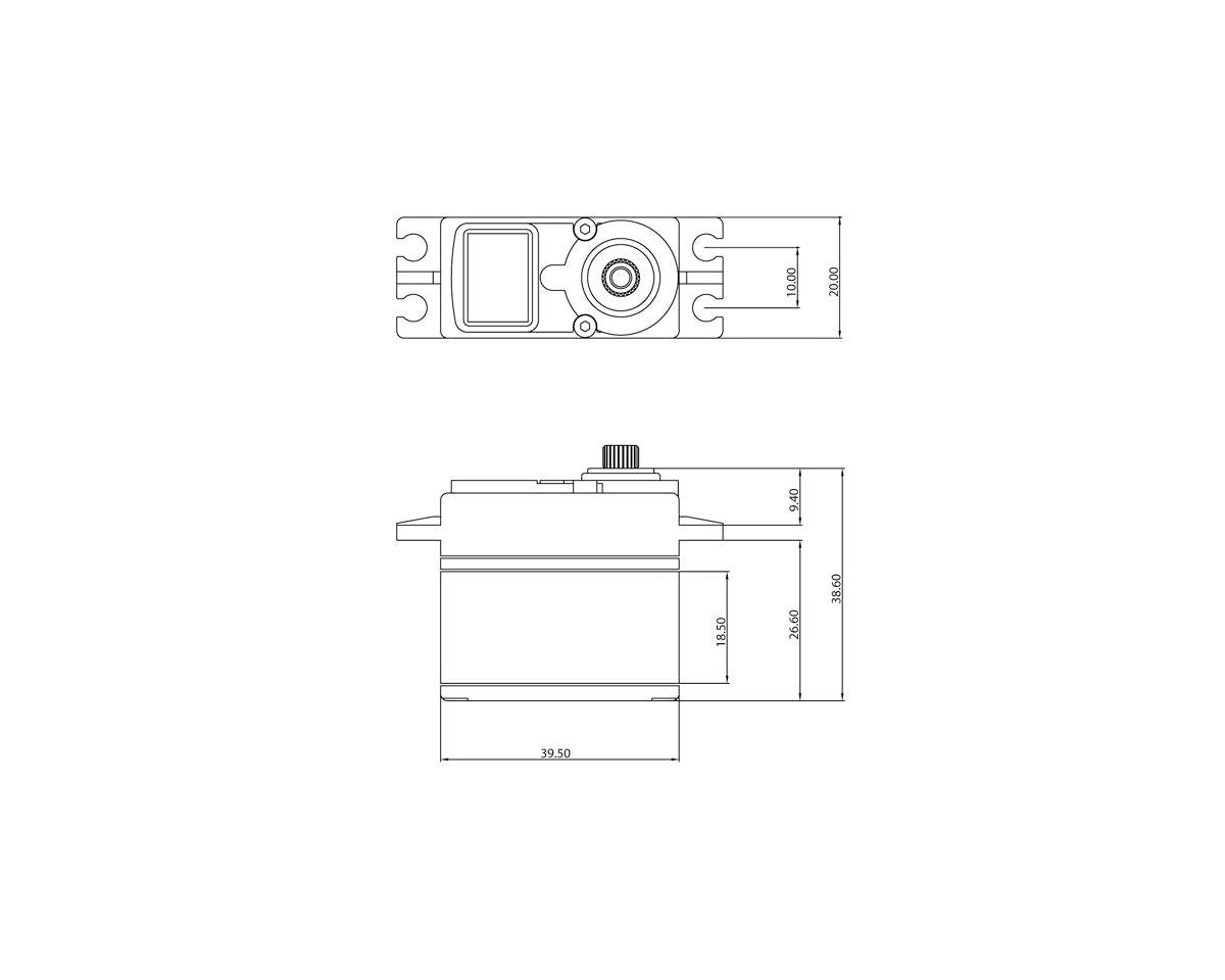 ProTek RC 100SS Standard Digital "Super Speed" Metal Gear Servo