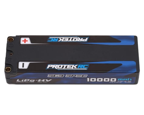 ProTek RC 2S 150C Low IR SG3 HV LiPo Battery (7.6V/10000mAh) w/5mm Connectors (ROAR Approved)