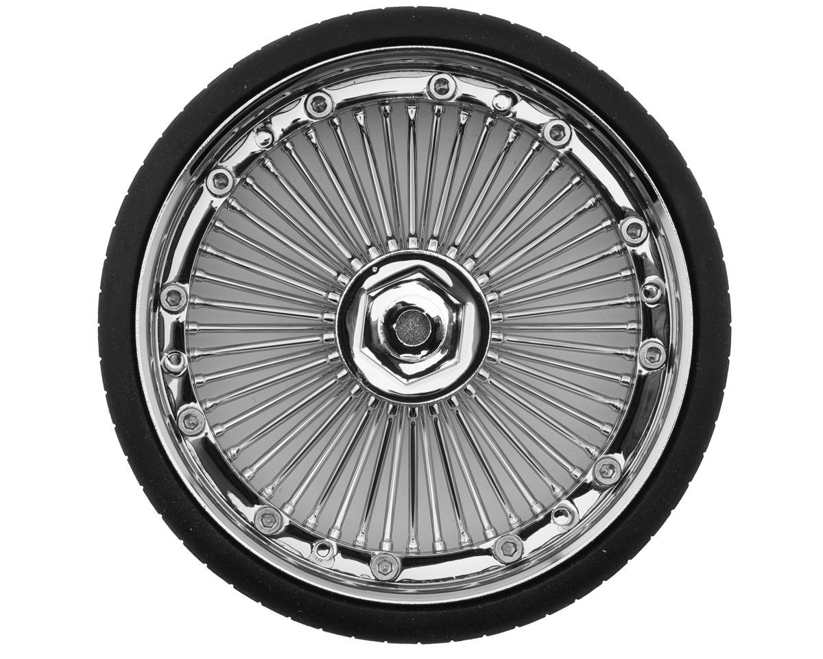 Redcat Chrome 26in Wire Wheel & Tire Set (4)