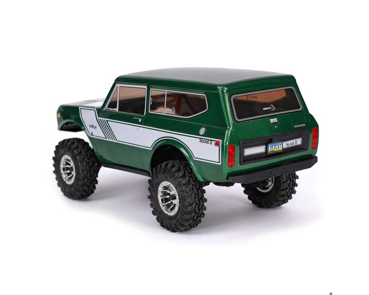 Redcat Ascent-18 International Scout II 1/18 4WD RTR Rock Crawler (Green) w/2.4GHz Radio, Battery & Charger