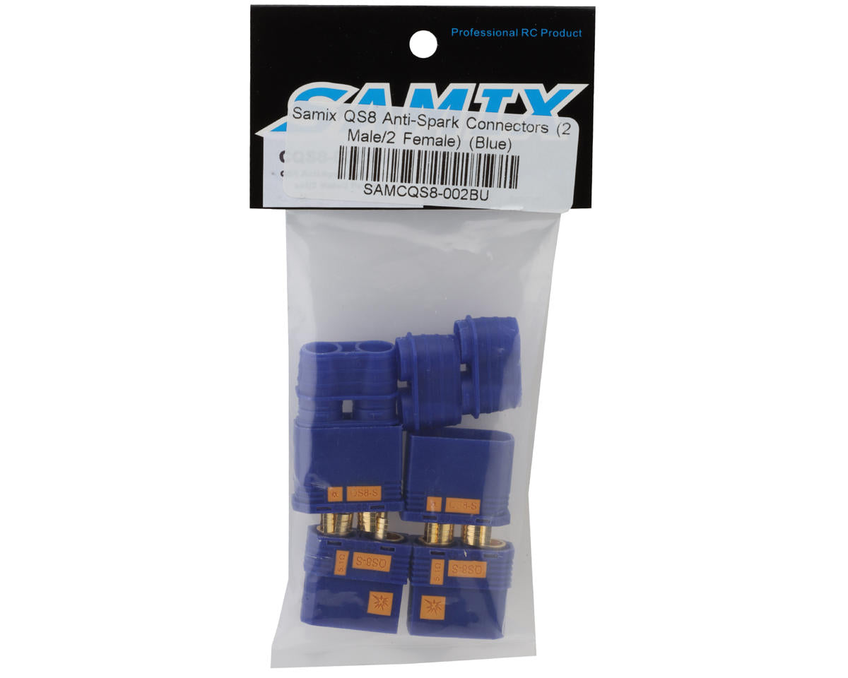 Samix QS8 Anti-Spark Connector (Blue) (2 Male/2 Female)