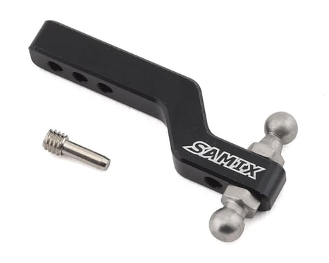 Samix Aluminum Drop Hitch Receiver for Traxxas TRX-4 (Black)