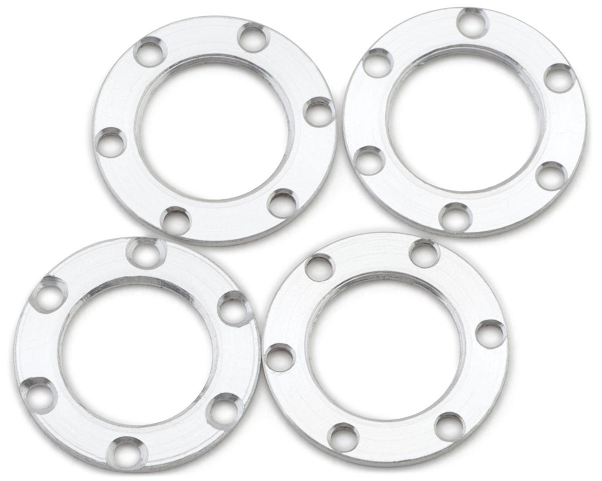 Samix Aluminum/Brass 1.0" Beadlock Wheel Set for Traxxas® TRX-4M™ w/7mm Hex (Silver) (4) (35g) (Adj. Offset)