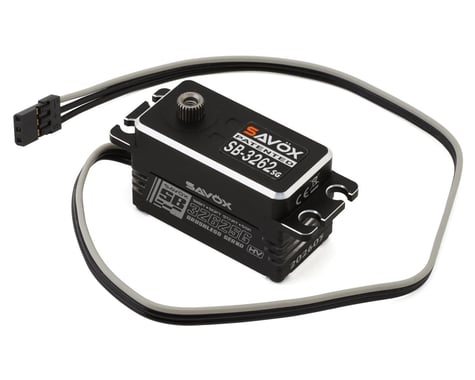 Savox 3262SG Black Edition Aluminum "High Torque" Low Profile Brushless Servo (High Voltage)