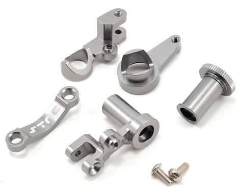 ST Racing Concepts HD Aluminum Steering Bellcrank Set for Traxxas Slash (Gun Metal)