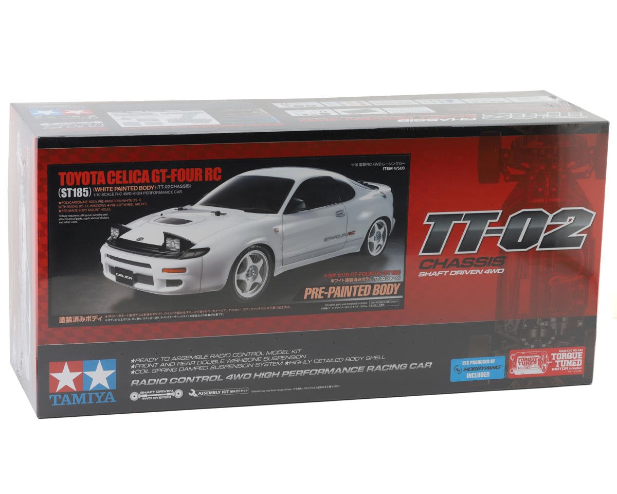 Tamiya TT-02 Toyota Celica GT-Four ST185 1/10 4WD Electric Touring Car Kit w/Pre-Painted Body