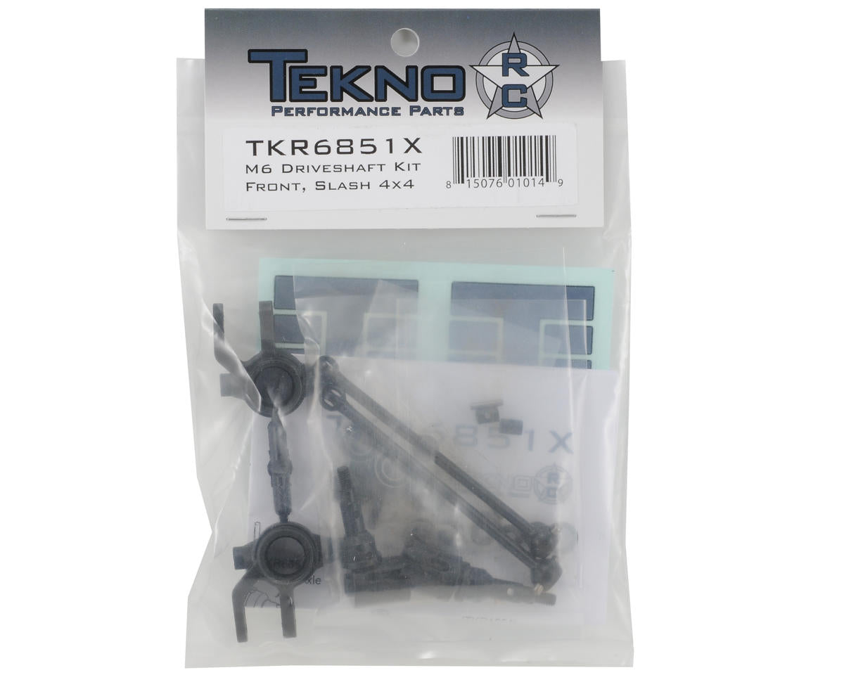 Tekno RC M6 Driveshaft & Steering Block Set (Front, 6mm)