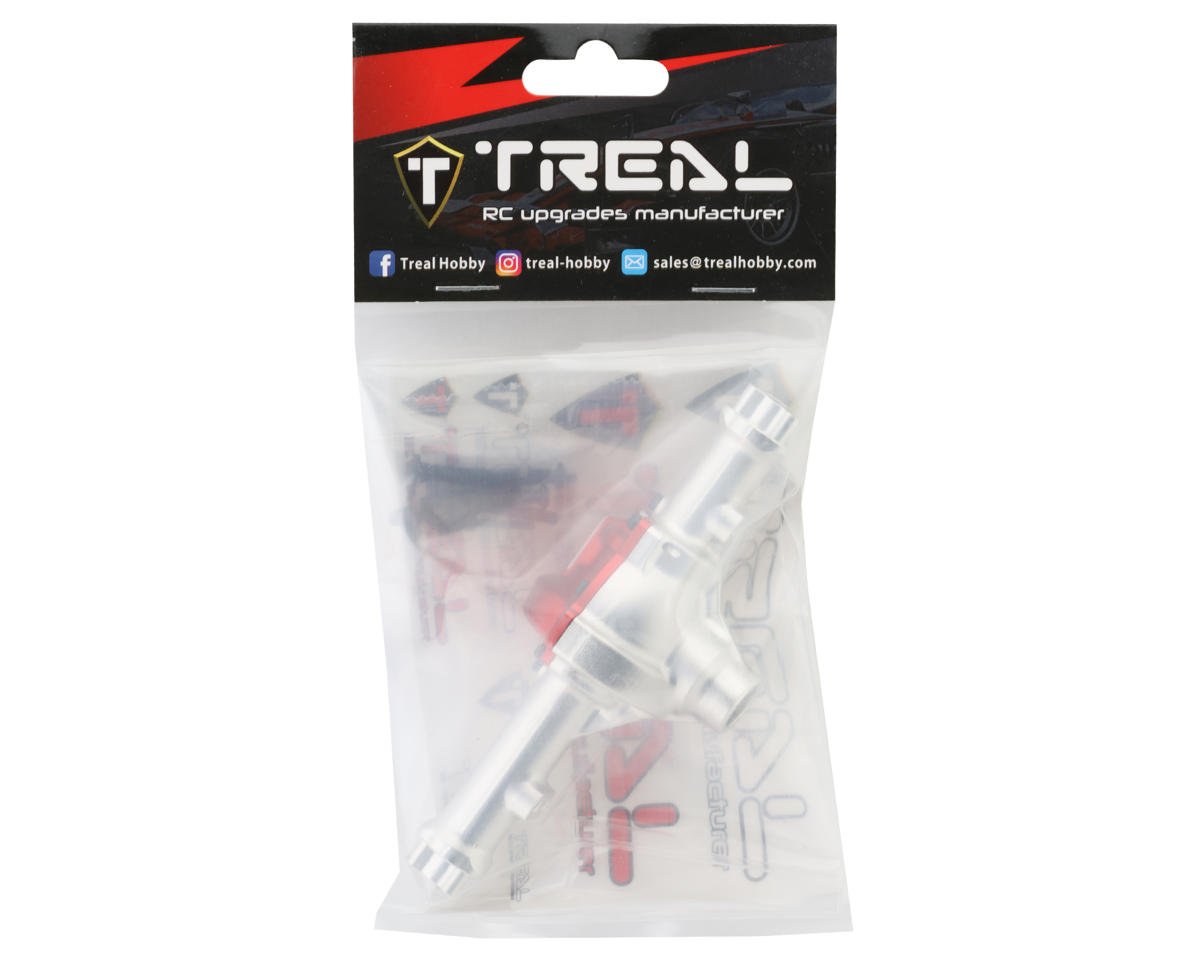 Treal Hobby Redcat Gen8 Aluminum Differential Axle Housing (Silver) (Front/Rear)