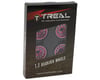 Treal Hobby Type L 1.0" Aluminum Cyclone Beadlock Wheels (Pink) (4) (27.5g ea)