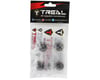 Treal Hobby Extended Brass Wheel Hub Hex for Traxxas TRX-4M (Black) (4) (17g) (+10mm Offset)