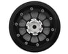 Treal Hobby 2.2" Type-A Aluminum 1/10 Rock Crawler Beadlock Wheels (Black) (2) (115g ea)