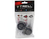Treal Hobby Vanquish H10 Optic Brass Front Steering Knuckles (Black) (2) (150.4g)