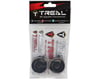 Treal Hobby Vanquish VRD/VS4-10 Brass Rear Portal Covers (87.05g ea) (Black) (2)