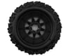 UpGrade RC Dirt Claw 2.2" Pre-Mounted BELTED Tires for Traxxas® Mini Maxx® & Mini XRT® (2) w/12mm Narrow, 12mm Wide, & 14mm Hexes