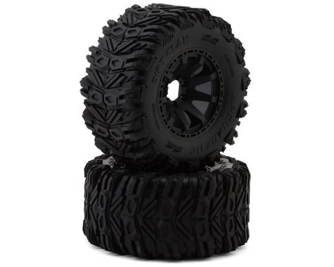 UpGrade RC BELTED Dirt Claw 2.9" Pre-Mounted Tires for Traxxas® MAXX® (2) (Regular & Wide Offset Hexes Included)