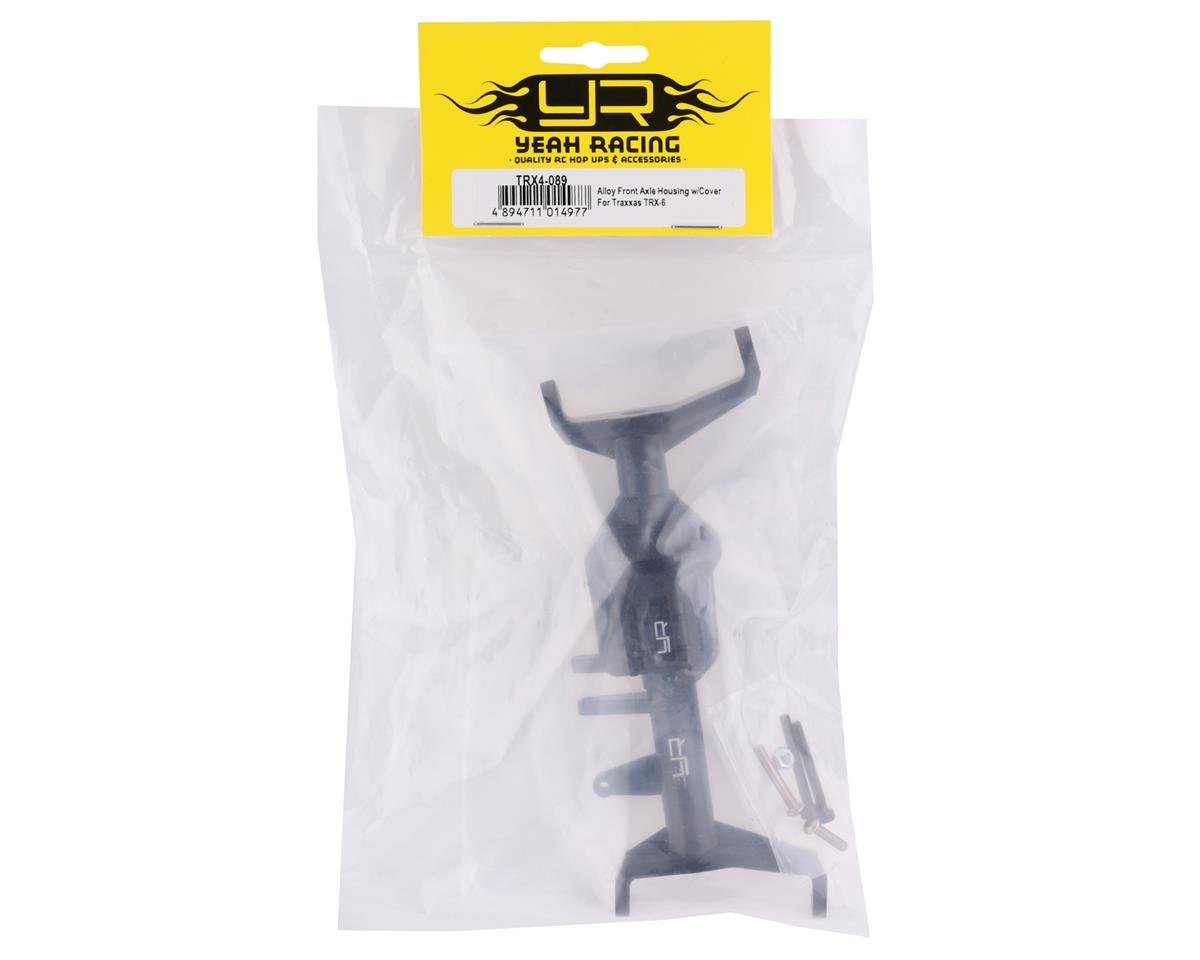 Yeah Racing Aluminum Front Axle Housing for Traxxas TRX-4/TRX-6 (Black)