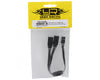 Yeah Racing 60-Core Y-Harness High Current Servo Extension Lead (Black) (JR/Futaba Plug) (150mm)
