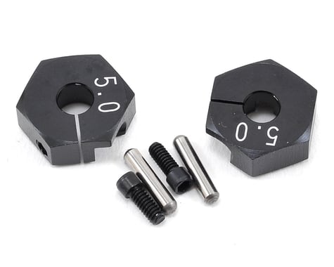Yokomo Aluminum Clamp Wheel Hub Hex (Black) (2) (5.0mm)