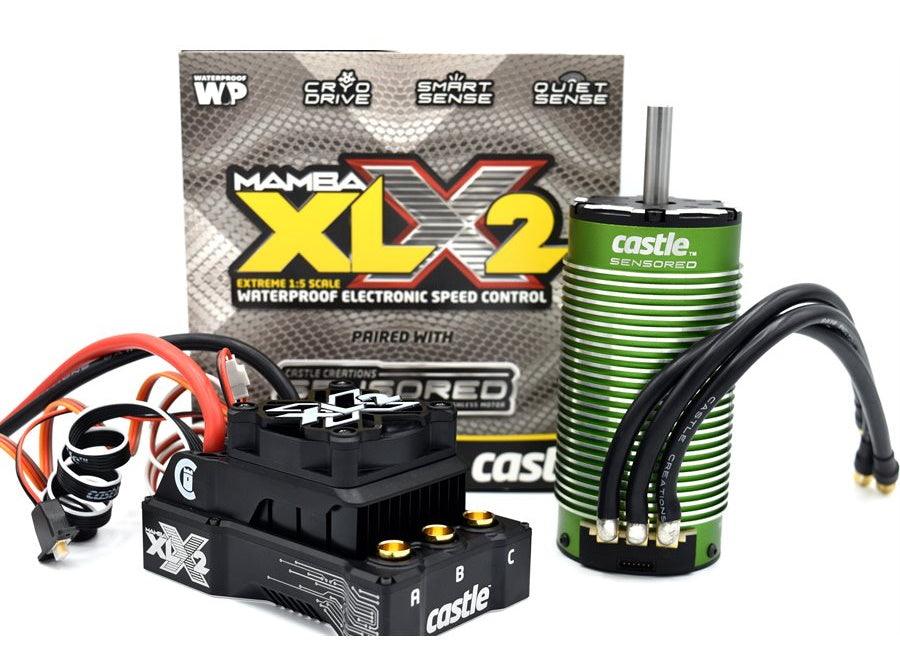 Castle Creations Mamba XLX 2 1/5 Sensored Brushless ESC/Motor Combo (1100Kv) w/2028 Motor