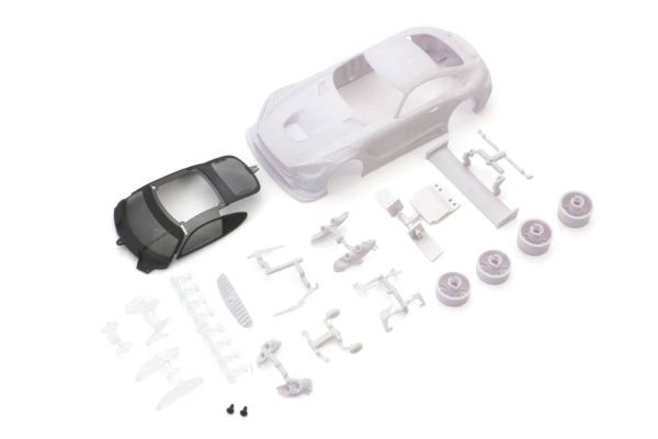 Kyosho Mini-Z Mercedes-AMG GT3 White Body Set w/Wheel (Unpainted)