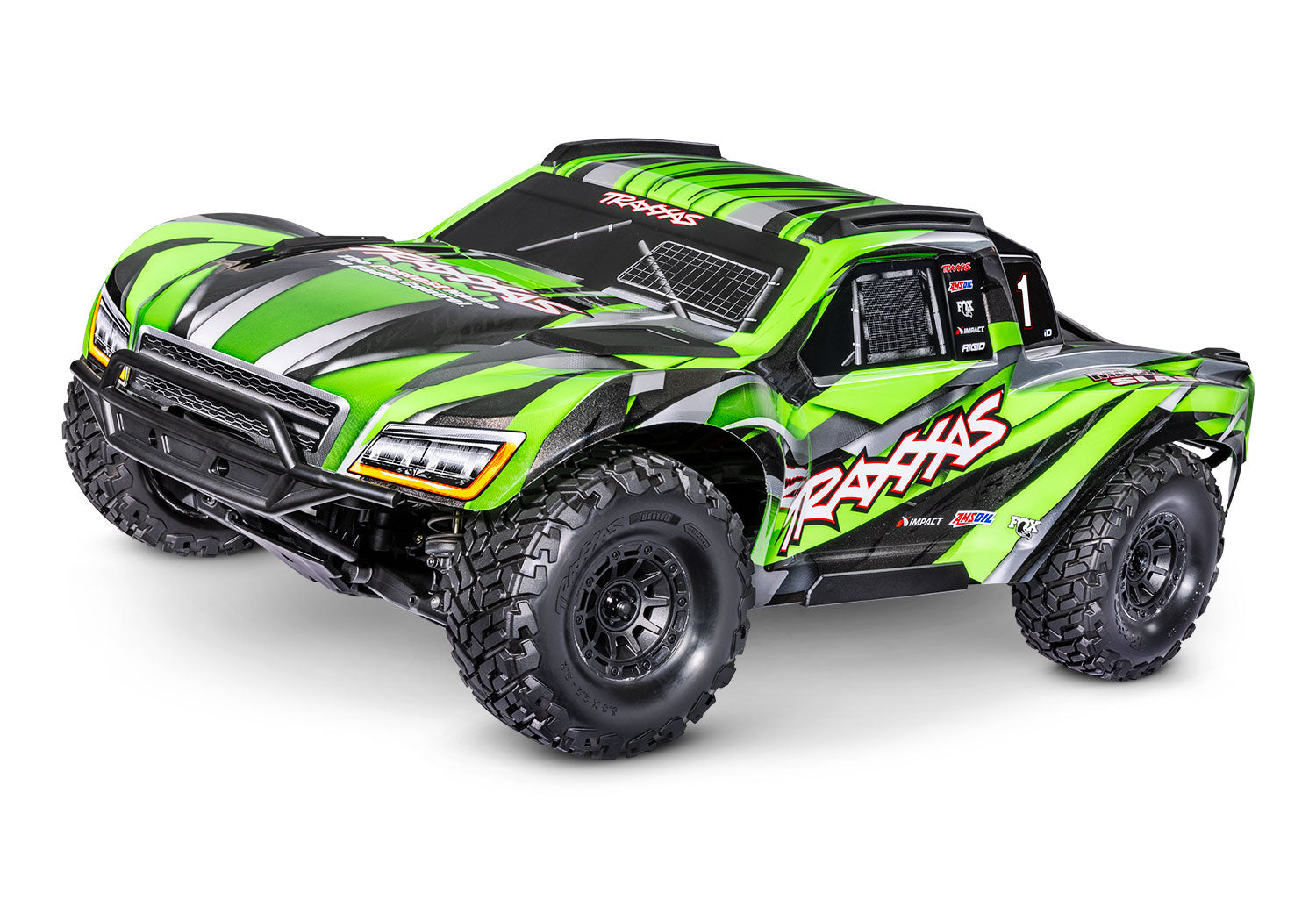 Traxxas Maxx Slash 6S 1/10 RTR 4X4 Brushless Short Course Truck (Green) w/TQi 2.4GHz Radio & Link Module