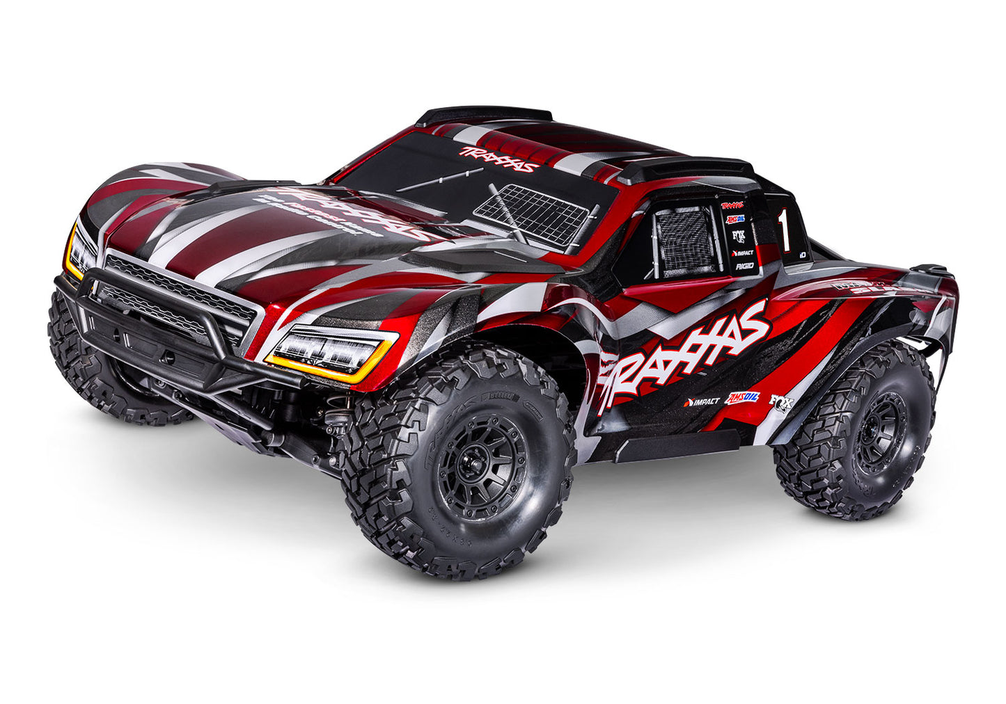 Traxxas Maxx Slash 6S 1/10 RTR 4X4 Brushless Short Course Truck (Red) w/TQi 2.4GHz Radio & Link Module