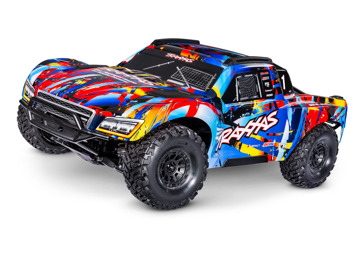 Traxxas Maxx Slash 6S 1/10 RTR 4X4 Brushless Short Course Truck (Rock n Roll) w/TQi 2.4GHz Radio & Link Module