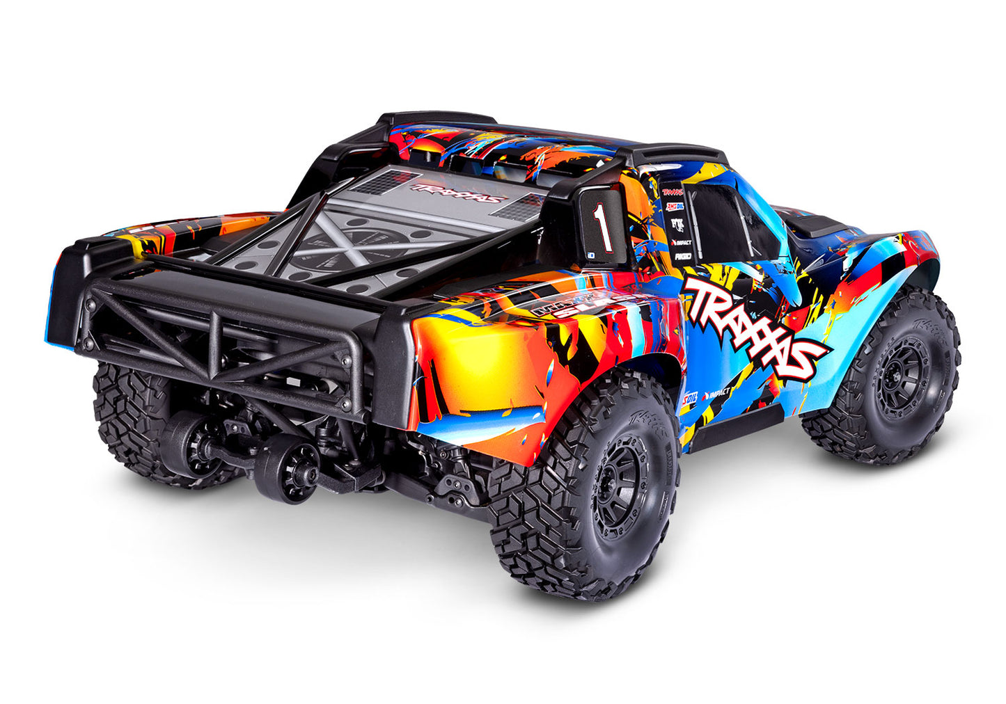 Traxxas Maxx Slash 6S 1/10 RTR 4X4 Brushless Short Course Truck (Rock n Roll) w/TQi 2.4GHz Radio & Link Module