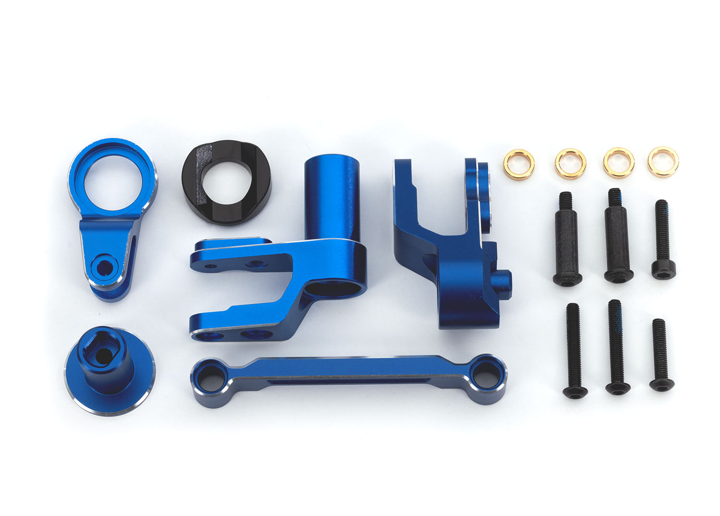 Traxxas Aluminum Steering Bellcrank Set w/Bearings (Blue)