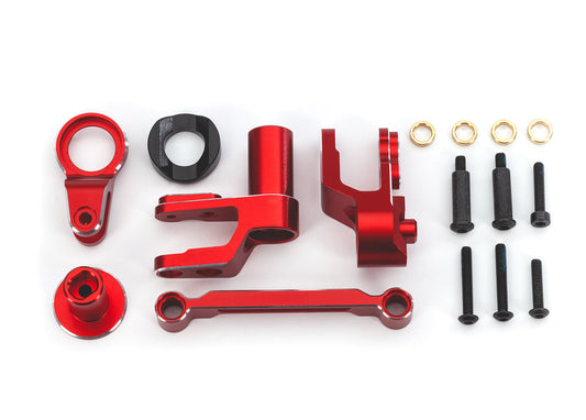 Traxxas Aluminum Steering Bellcrank Set w/Bearings (Red)