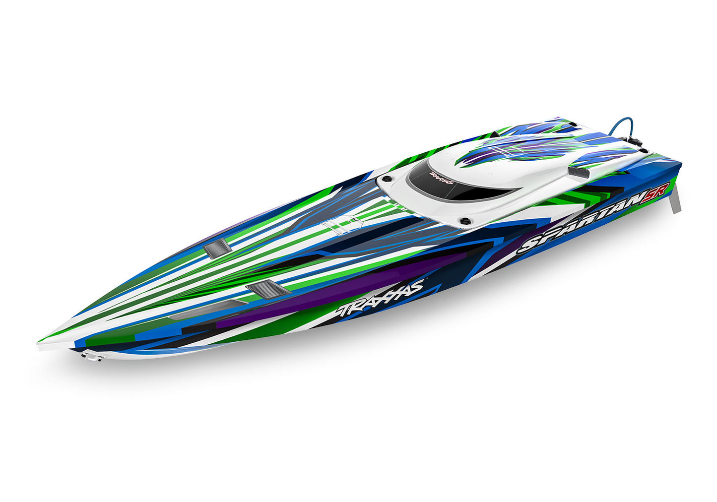 Traxxas Spartan SR Brushless 36" Boat W/Tqi 2.4Ghz Green