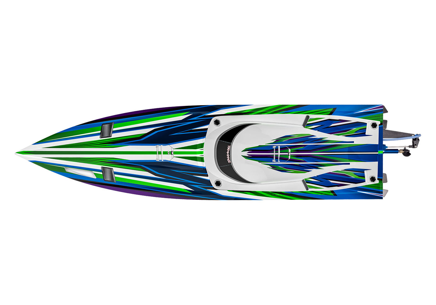 Traxxas Spartan SR Brushless 36" Boat W/Tqi 2.4Ghz Green