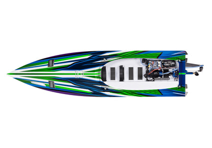 Traxxas Spartan SR Brushless 36" Boat W/Tqi 2.4Ghz Green