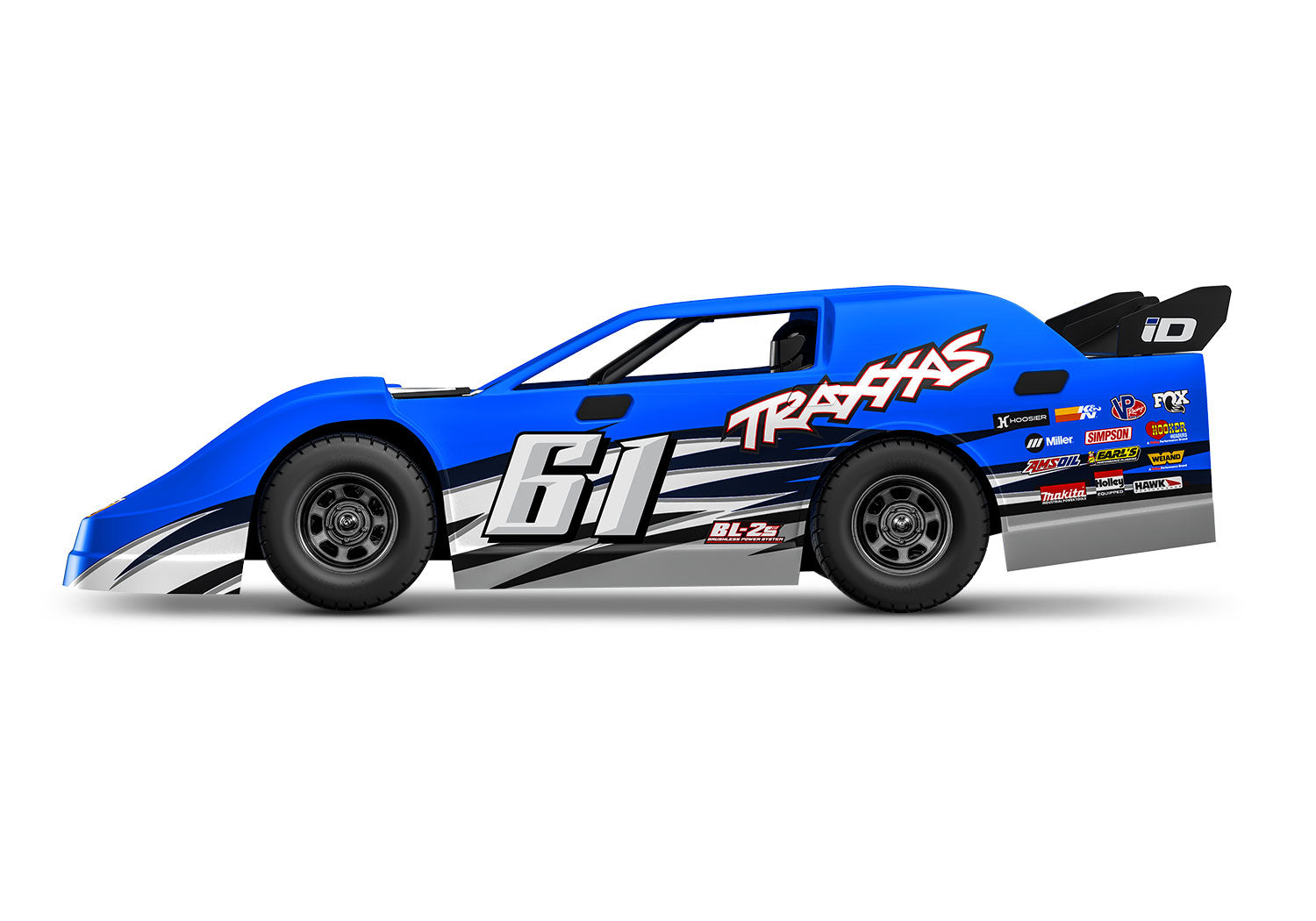 Traxxas Slash® Late Model 1/10 RTR 2WD Dirt Oval Racer (Blue) w/TQ 2.4Ghz Radio