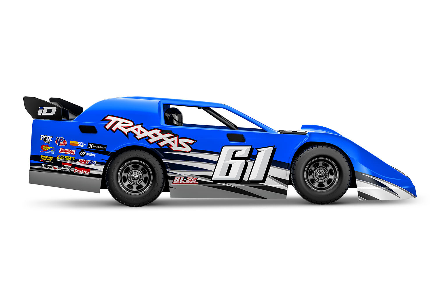 Traxxas Slash® Late Model 1/10 RTR 2WD Dirt Oval Racer (Blue) w/TQ 2.4Ghz Radio