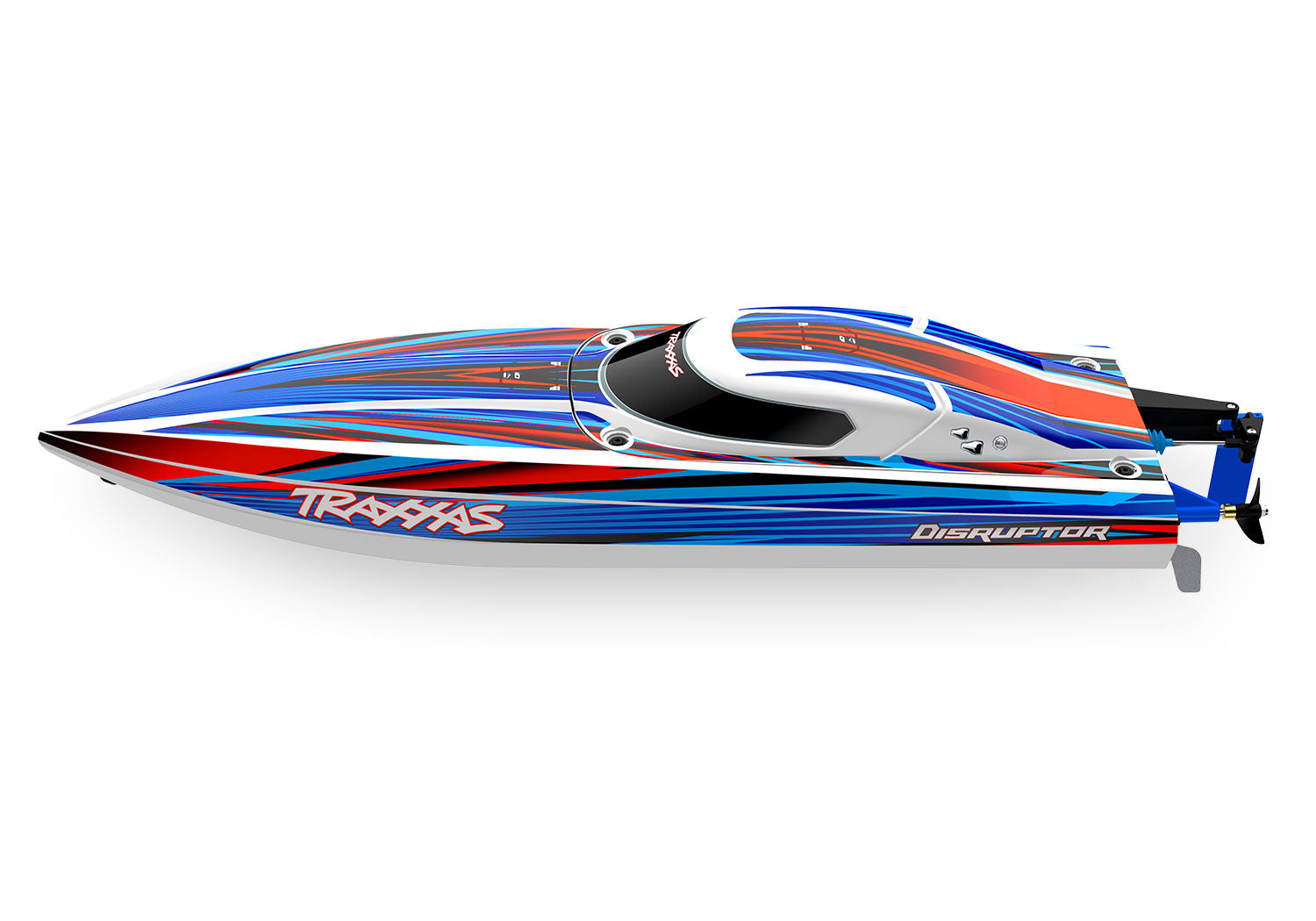 Traxxas Disruptor®: High Performance Race Boat With Tq™ 2.4Ghz Radio System (Orange)