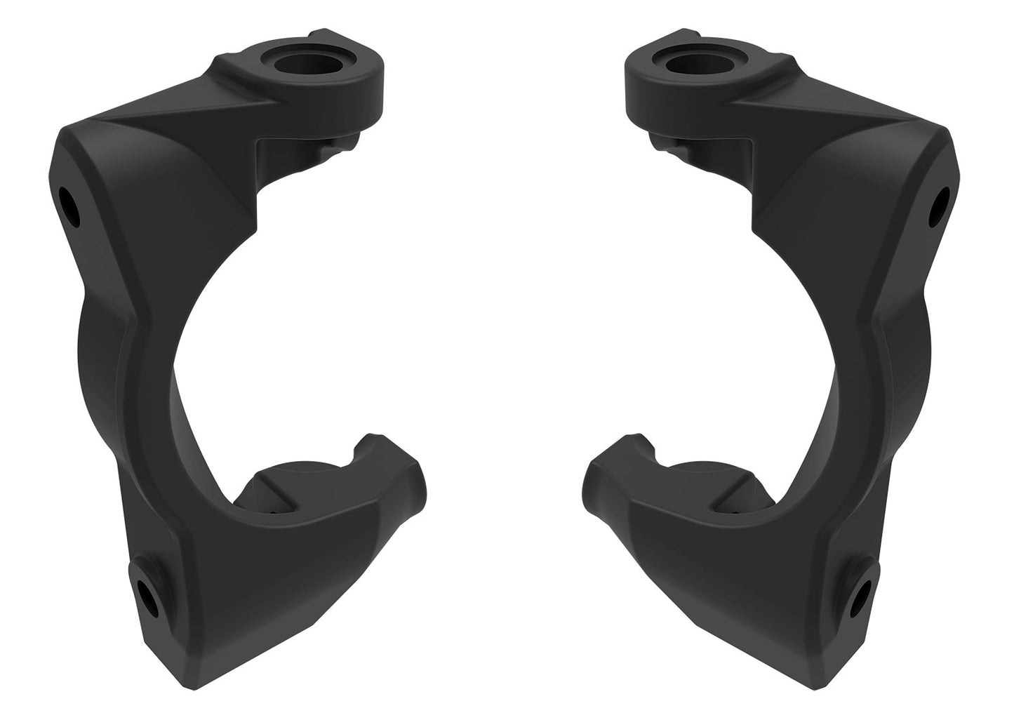 Traxxas Mini Maxx® Caster blocks left & right (black)