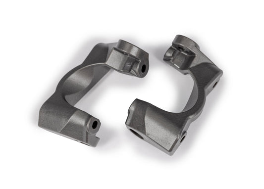 Traxxas Mini Maxx® Caster blocks (c-hubs), left & right (gray)