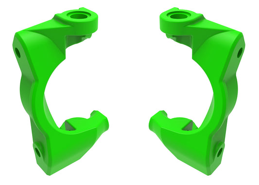 Traxxas Mini Maxx® Caster blocks (c-hubs), left & right (green)