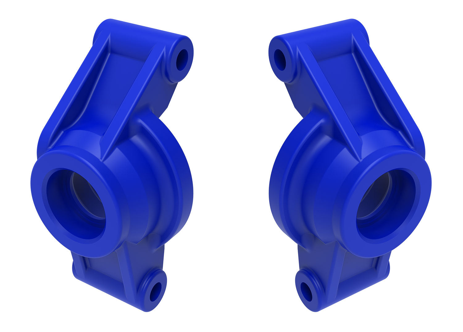 TRAXXAS Mini Maxx Carriers, stub axle (blue) (rear) (left & right)