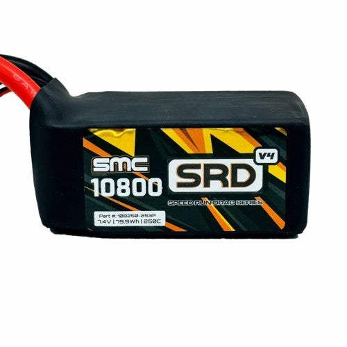 SMC Racing SRD-V4 7.4V-10800mAh-250C Drag pack (QS8)