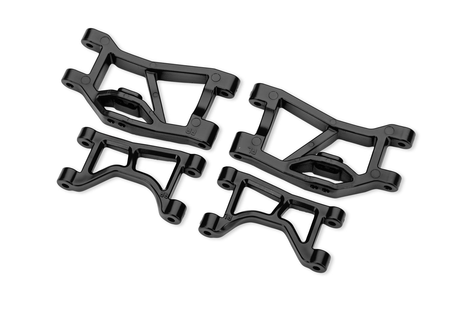 Traxxas Mini Slash 4X4 Black Rear Upper & Lower Suspension Arms (L&R)