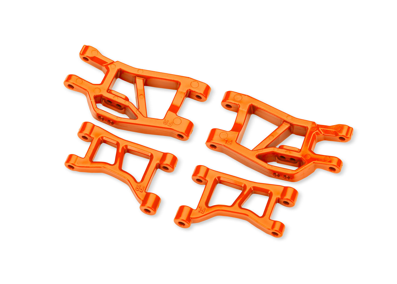 Traxxas Mini Slash 4X4 Orange Front Upper & Lower Suspension Arms (L&R)