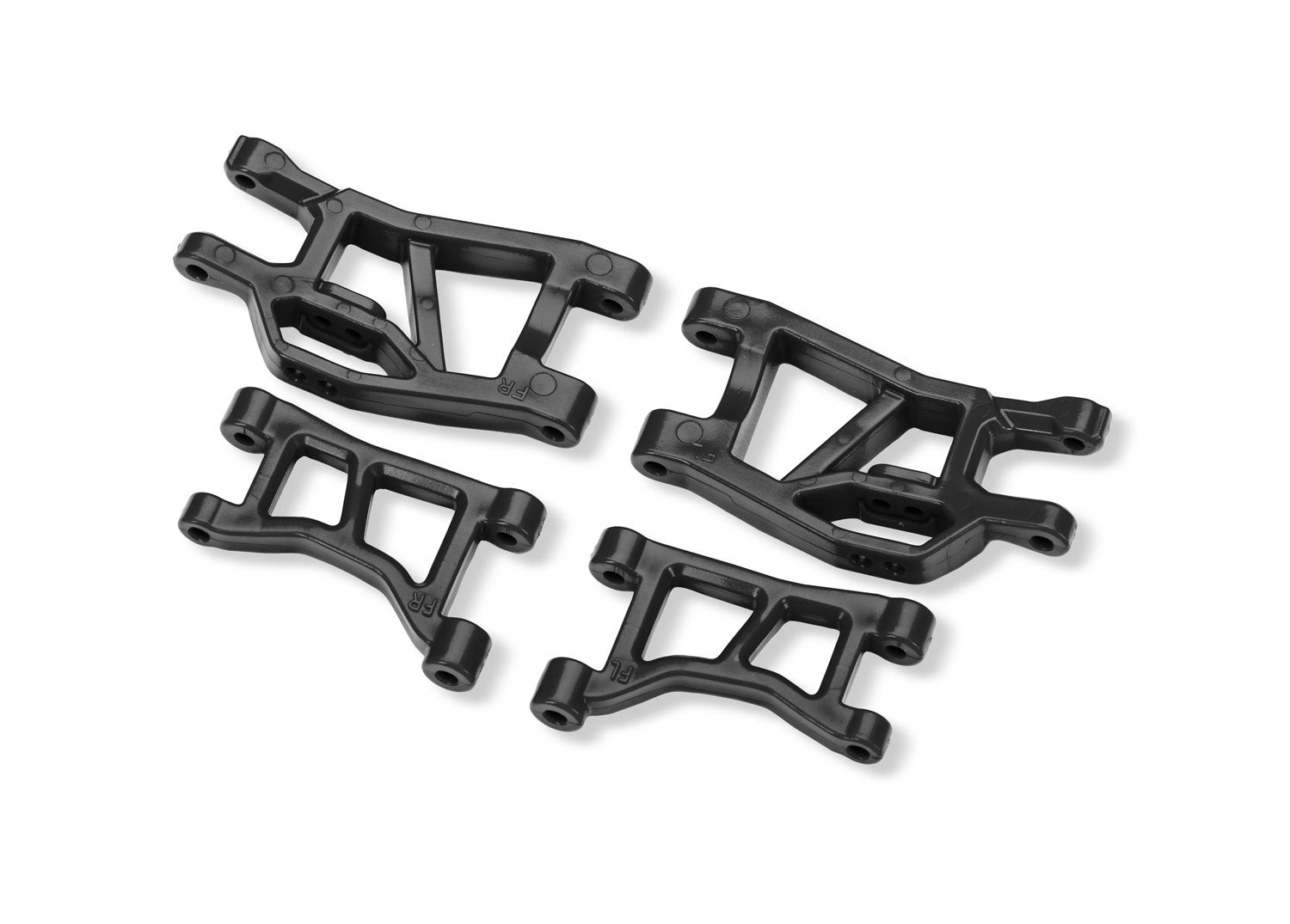 Traxxas Mini Slash 4X4 Black Front Upper & Lower Suspension Arms (L&R)
