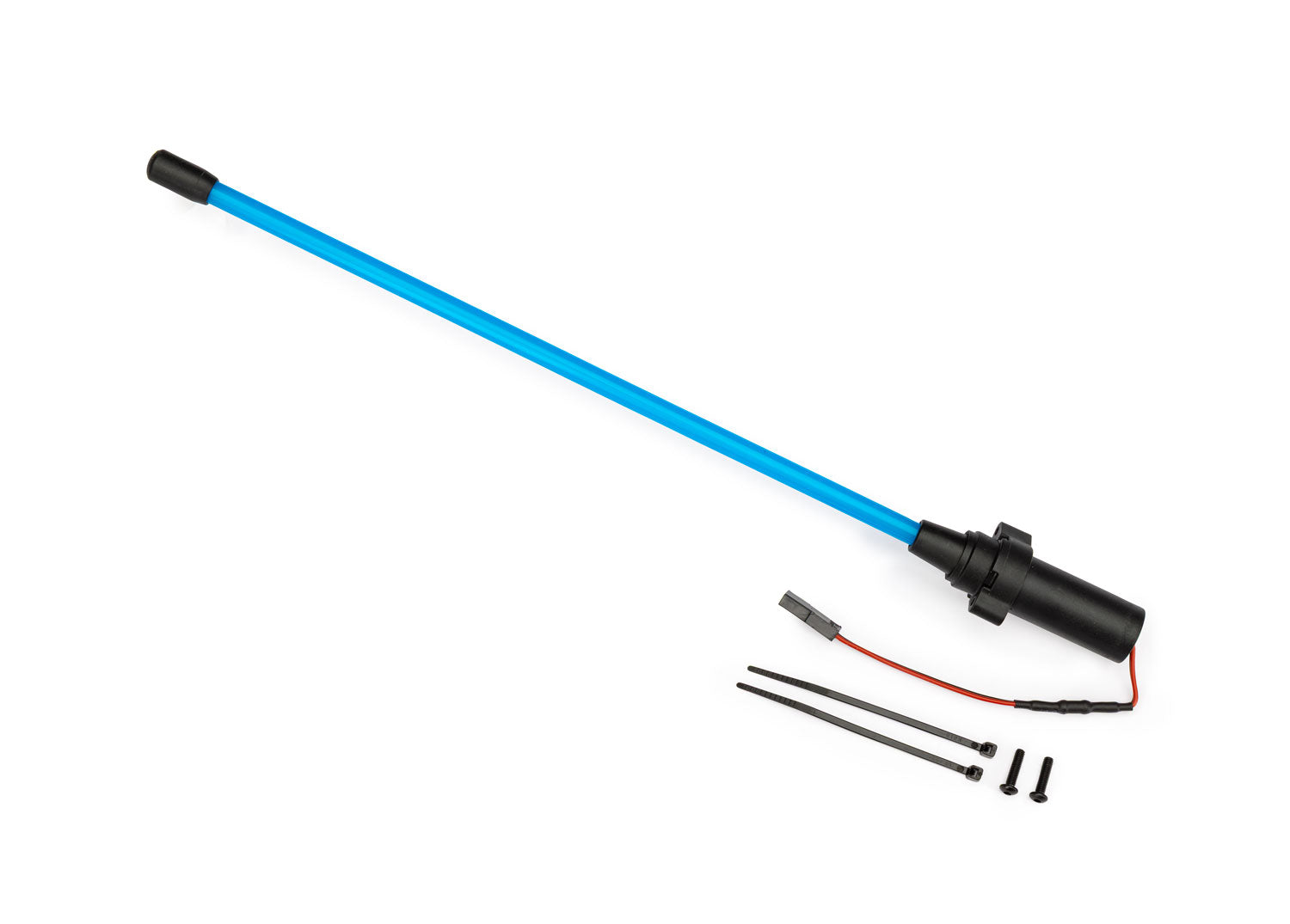 Traxxas Pro Scale Sand Car Blue LED Whip Light w/ Flex-Tech Mount