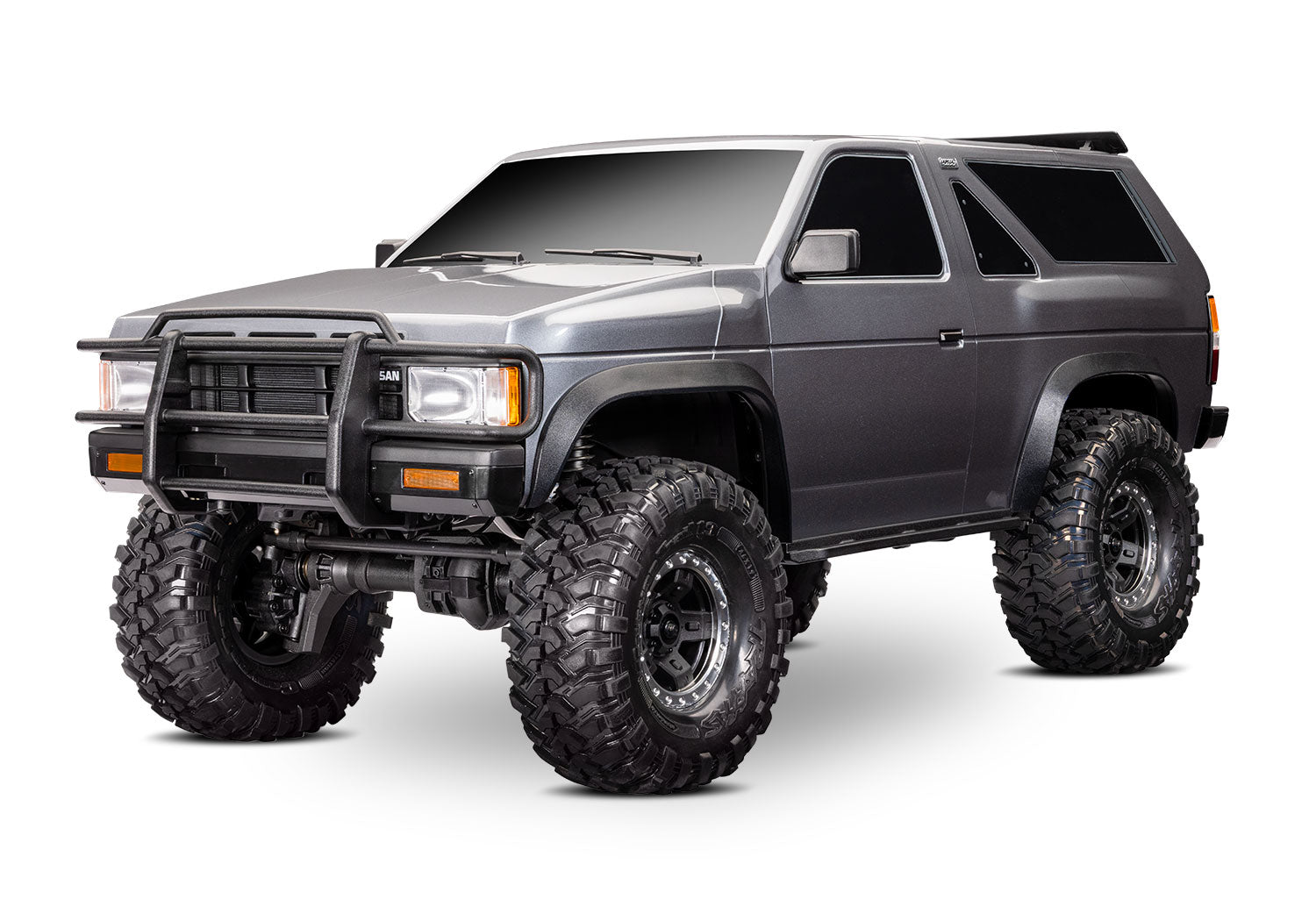 Traxxas TRX-4® 1/10 Trail Crawler Truck Nissan Pathfinder Clipless Body (Silver) w/TQi™ 2.4GHz Radio