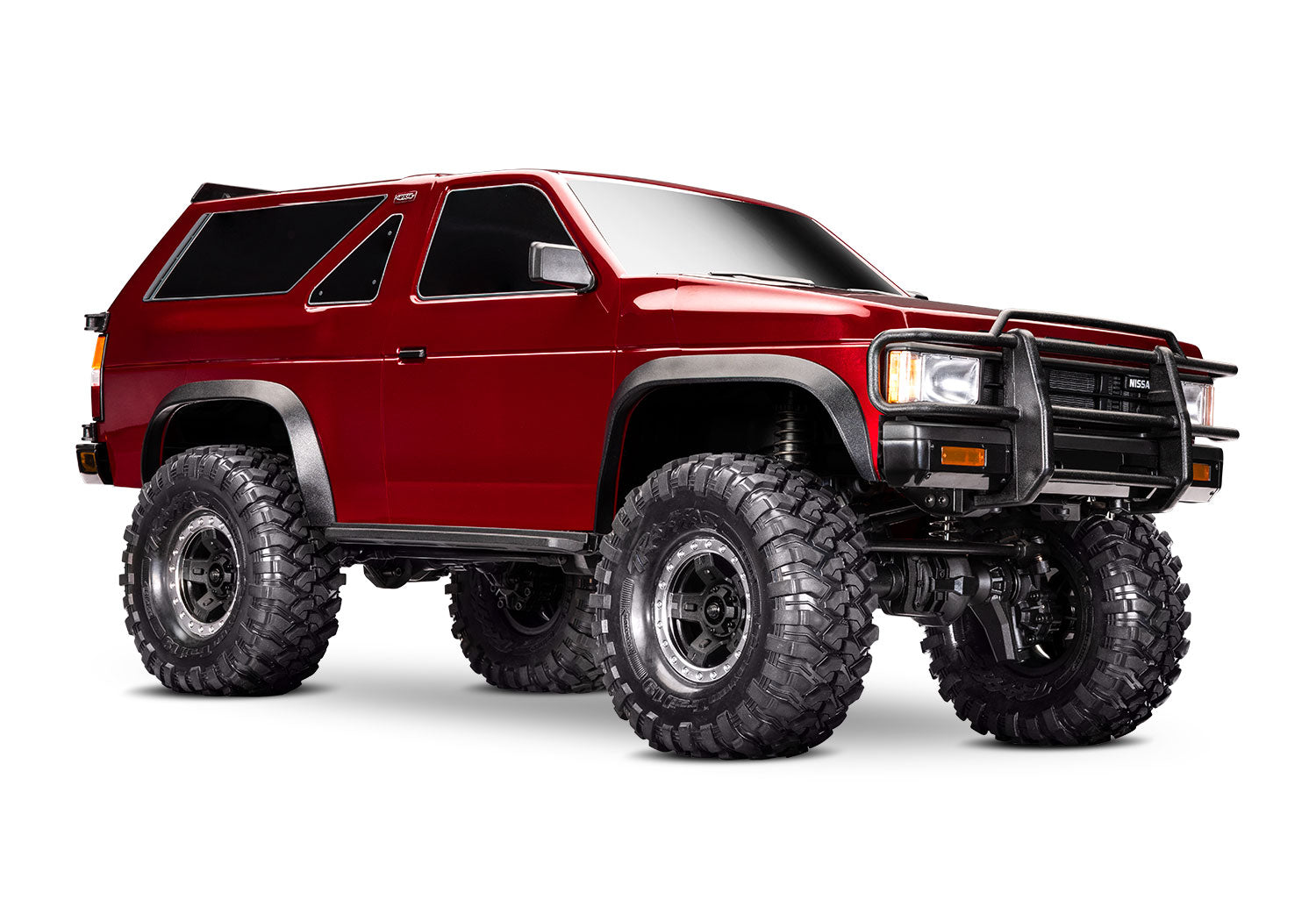 Traxxas TRX-4® 1/10 Trail Crawler Truck Nissan Pathfinder Clipless Body (Red) w/TQi™ 2.4GHz Radio (Copy)
