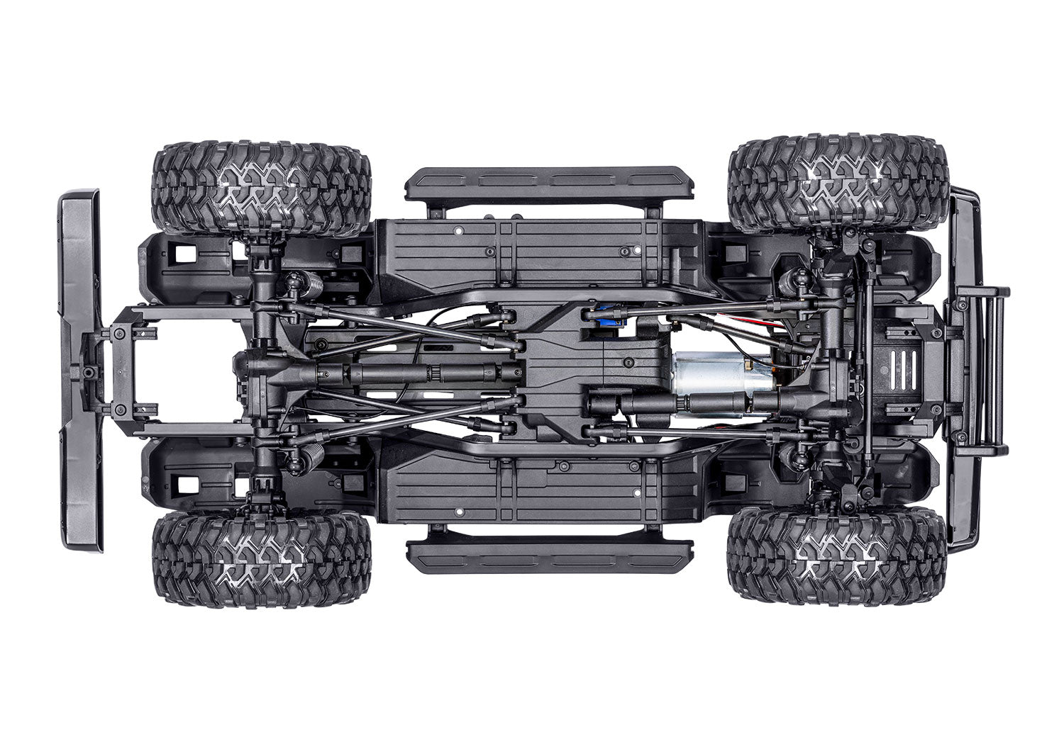 Traxxas TRX-4® 1/10 Trail Crawler Truck Nissan Pathfinder Clipless Body (Silver) w/TQi™ 2.4GHz Radio