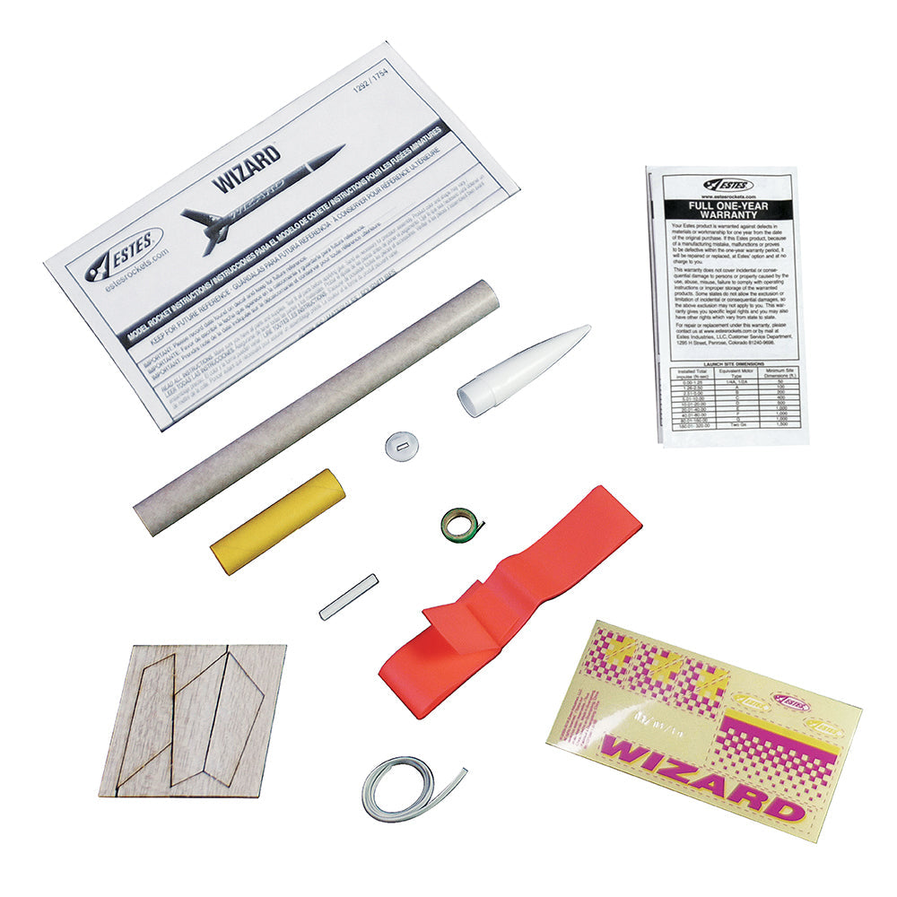 Estes Intermediate Wizard Model Rocket Kit